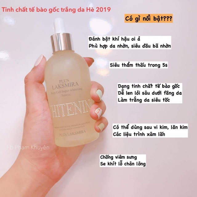 Plus Laksmira - Tế Bào Gốc Siêu Trắng Da 100ml