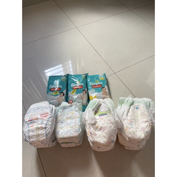 [sizeS] Thanh lý tã dán huggies S74, tã quần bobby/pamper