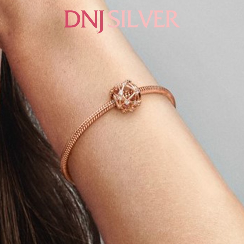 Charm bạc 925 cao cấp, hàng chuẩn bạc - Charm Openwork Star Constellations thích hợp để mix vòng tay charm - DN164