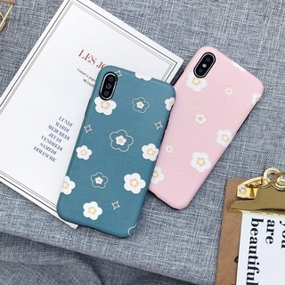 Ốp lưng in họa tiết hoa cúc nhí cho điện thoại iphone 6 6s plus 7 8 plus X XS Max XR