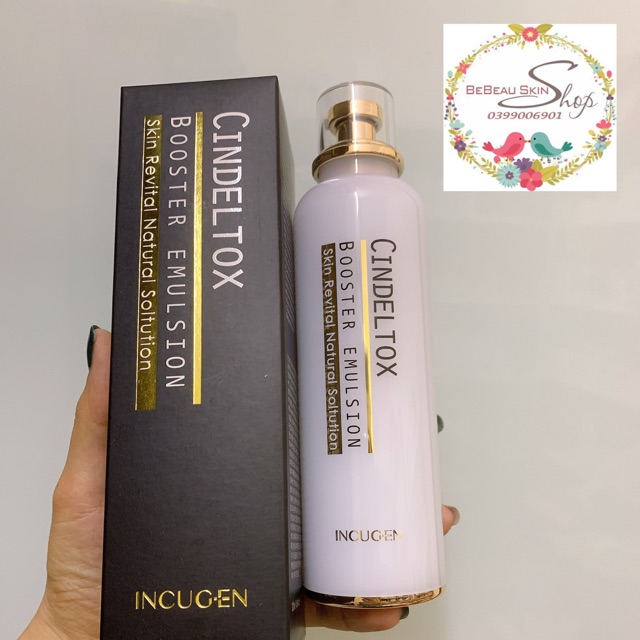 Sữa dưỡng trắng da Cindel Tox Booster Emulsion