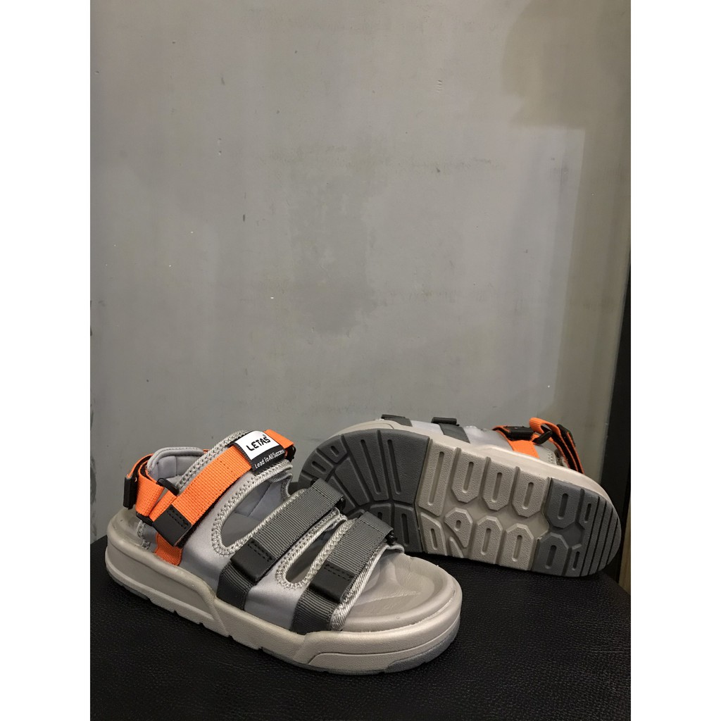 HÀNG CÓ SẴN SANDAL NAM NỮ CHÍNH HÃNG LETAS D1001 CAM TRO