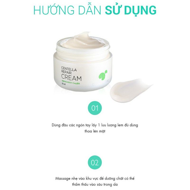 Kem Rau má phục hồi da Goodndoc Centenlla Repair Cream