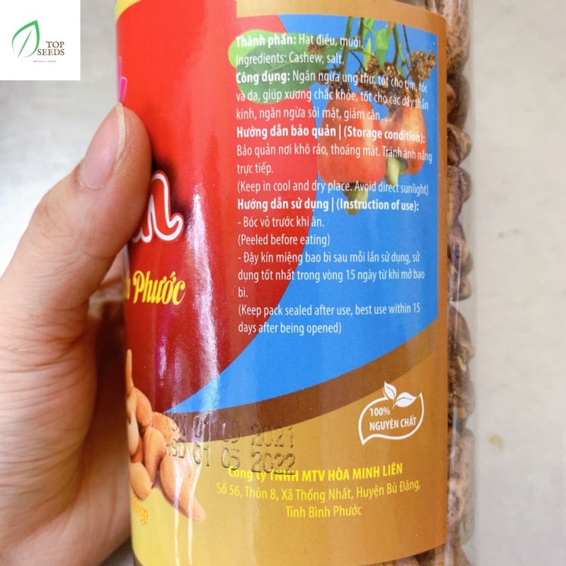 Hạt Điều Bình Phước Hàng Mới Rang Thơm Giòn Ngon Ngậy