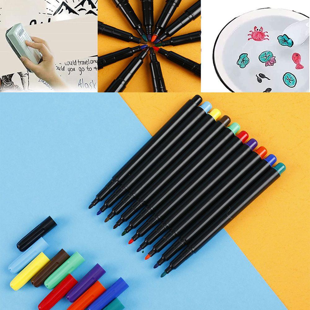 CHOOKEY Set 10 Bút Lông Viết Bảng Ma Thuật