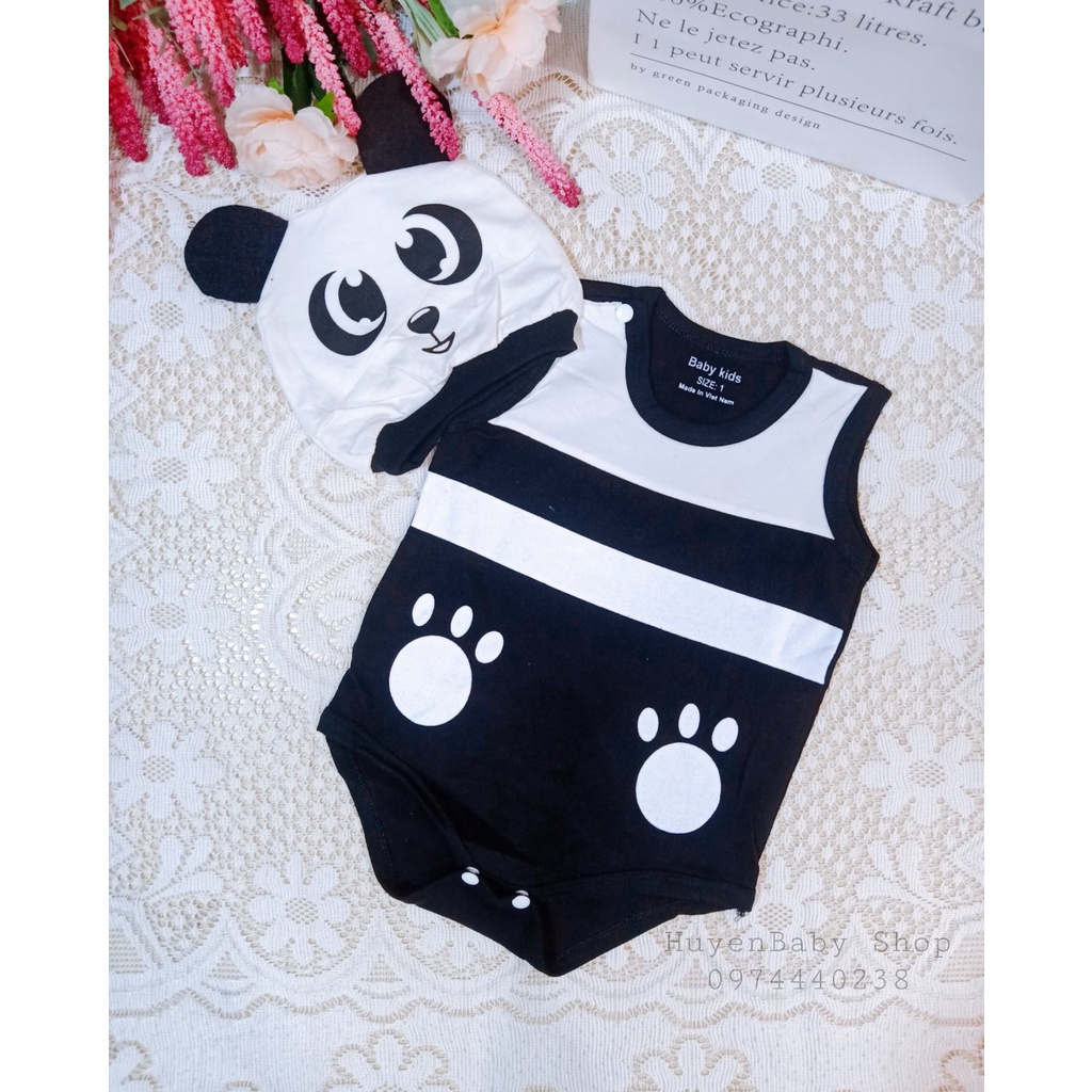(Được lựa mẫu) Bodysuit cho Bé - Body chip hình thú CAO CẤP hình thú dễ thương