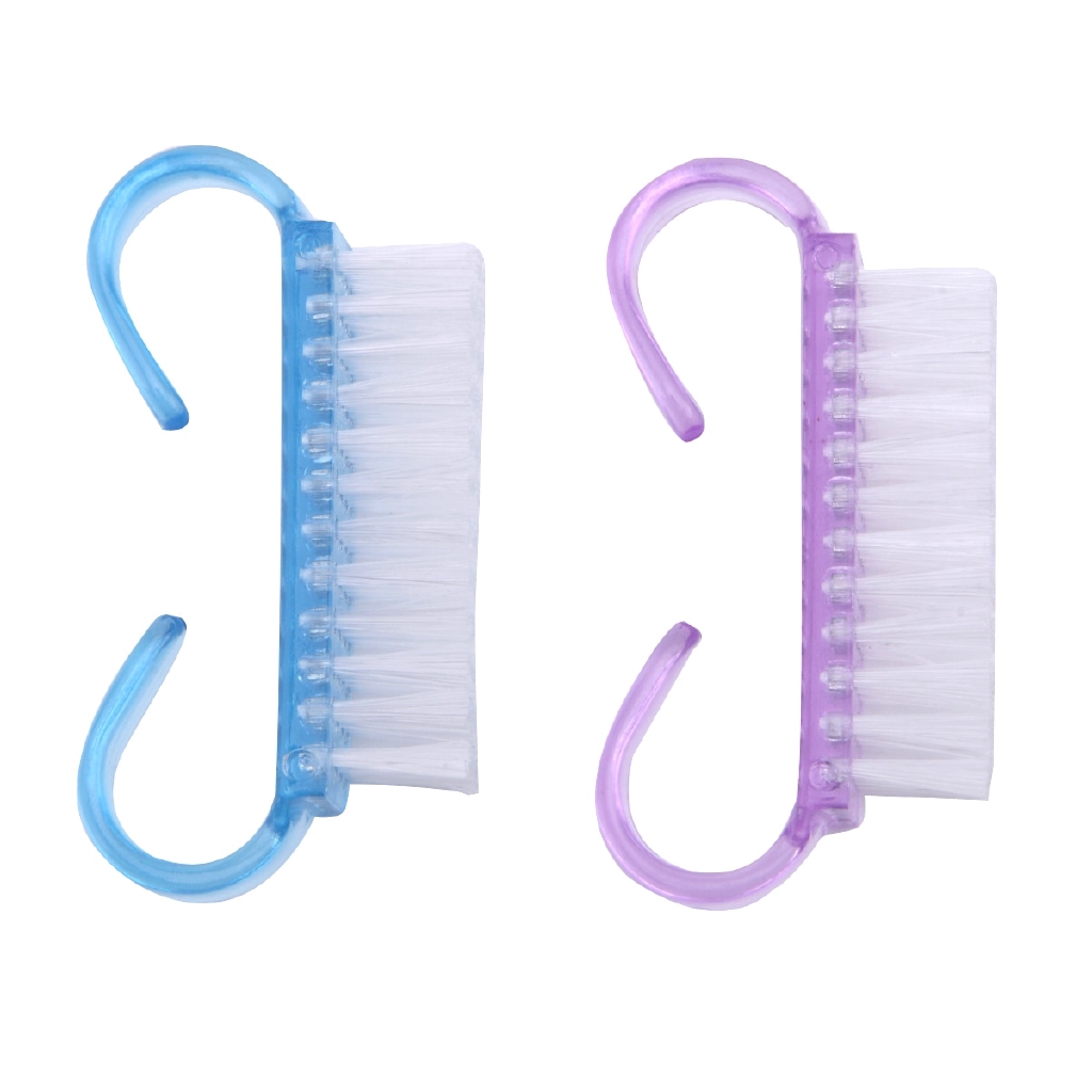 Bàn chải Monja mềm hình móng vuốt hỗ trợ làm sạch bụi bẩn cho móng tay