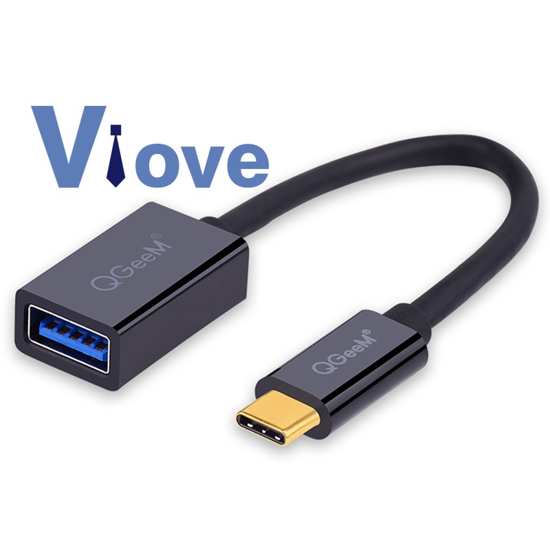 Cáp Chuyển Đổi Qgeem Usb-C Sang Usb-A Female Usb3.1Tg Cho Huawei