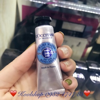 Mini 10ml Kem dưỡng da tay L’Occitane Shea Butter Hand Cream