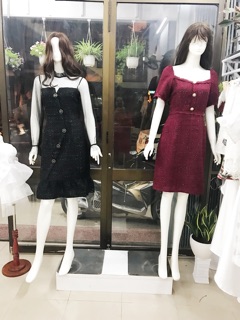 Đầm dạ tweed mẫu mới