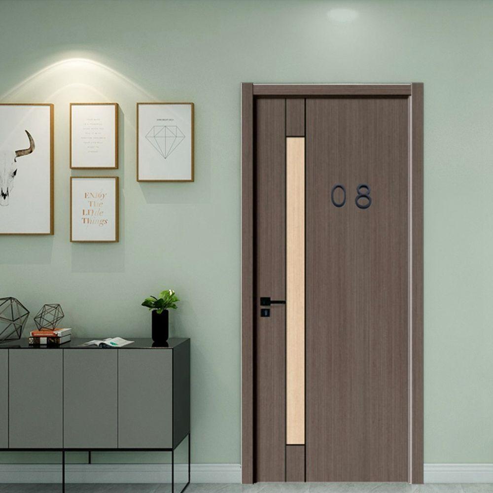 YIYU Nhãn Dán Trang Trí Cửa Tủ Tự Dính Họa Tiết Số 1 0-9 Độc Đáo