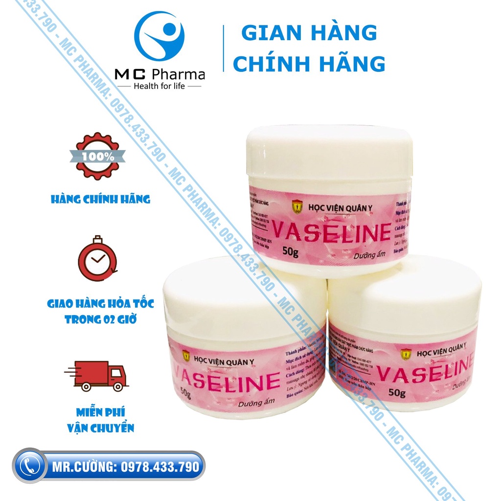 Kem dưỡng ẩm Vaselin hũ 50g Học viện quân y