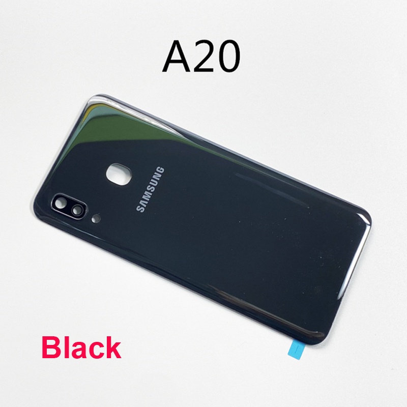 Nắp Đậy Pin Thay Thế Tự Dính Và Ống Kính Máy Ảnh Cho Samsung Galaxy A20