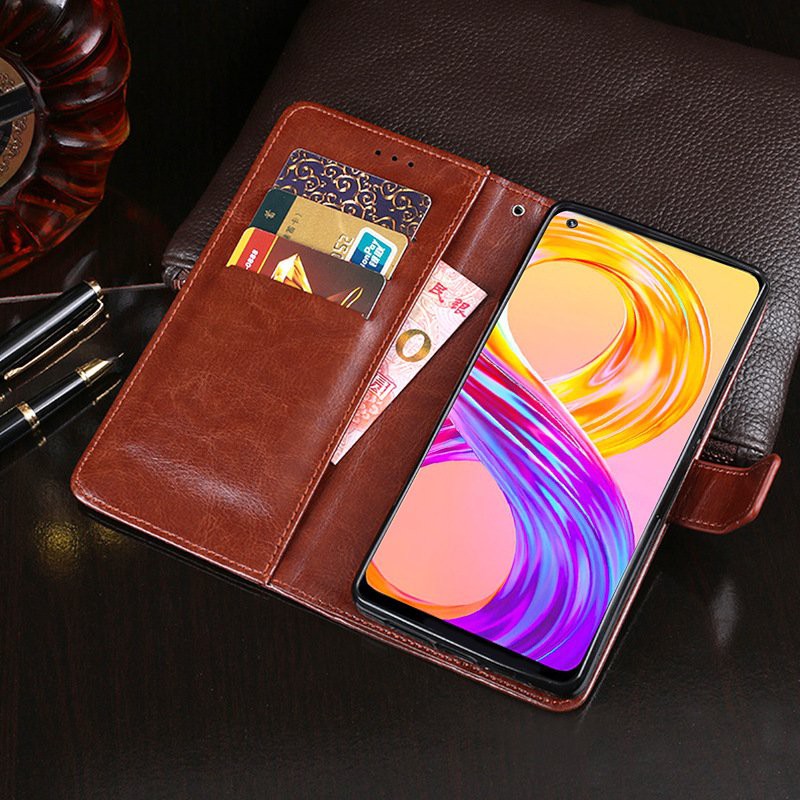Bao da c35,c25,c25y,c15,c12 c21,c21y,C33 9i, realme 8, 8 pro,7, 7i, 7pro, c55,c11 dạng ví nắp lật hai mặt kèm khe để thẻ