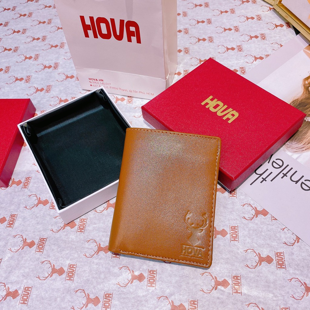 Ví Nam HOVA Da Bò Thật 100%, Đốt Thoải Mái