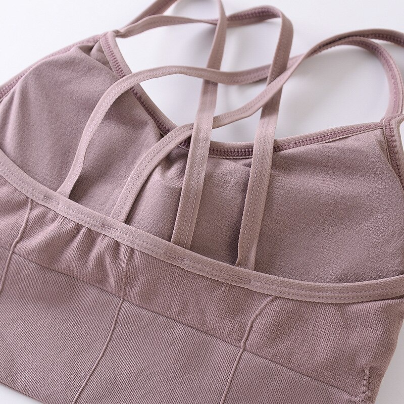 Áo ngực thể thao không đường may chống sốc chống mồ hôi thoáng khí cho nữ