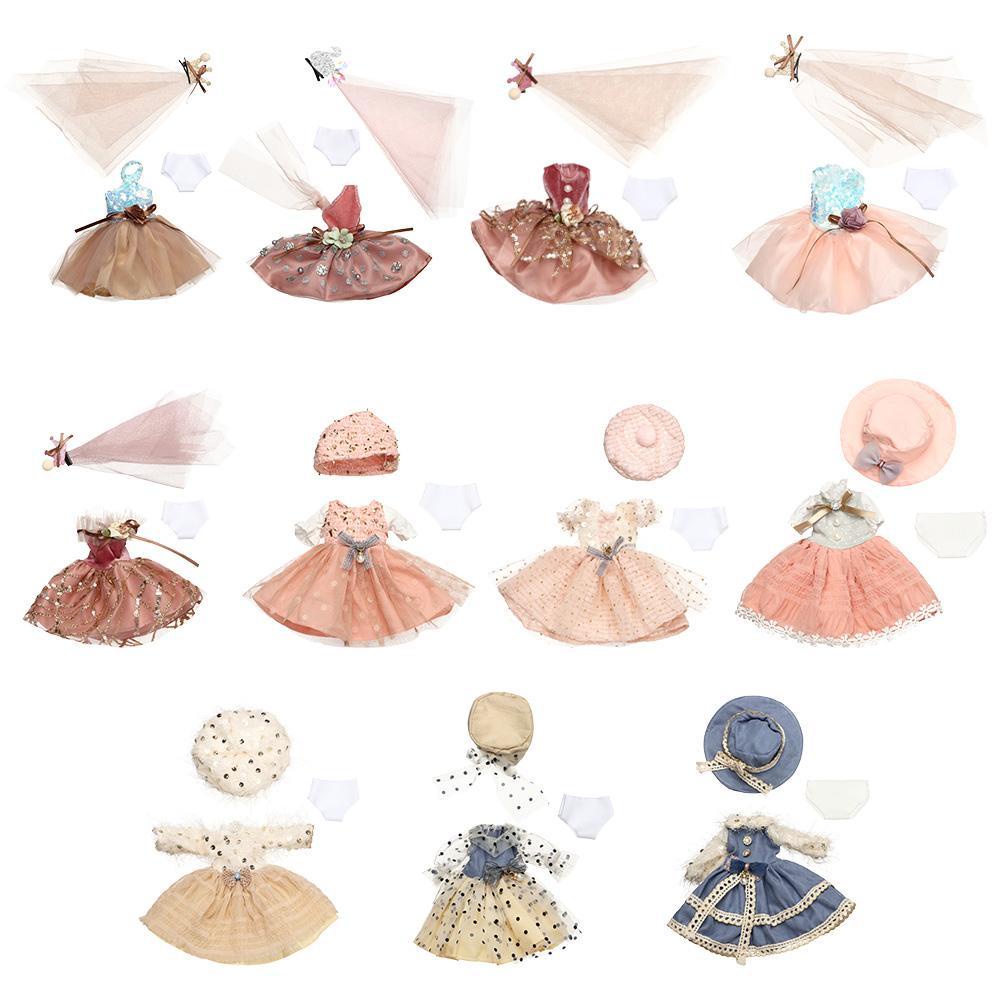Đầm Đồ Chơi Búp Bê Nhiều Màu Sắc Xinh Xắn 30cm