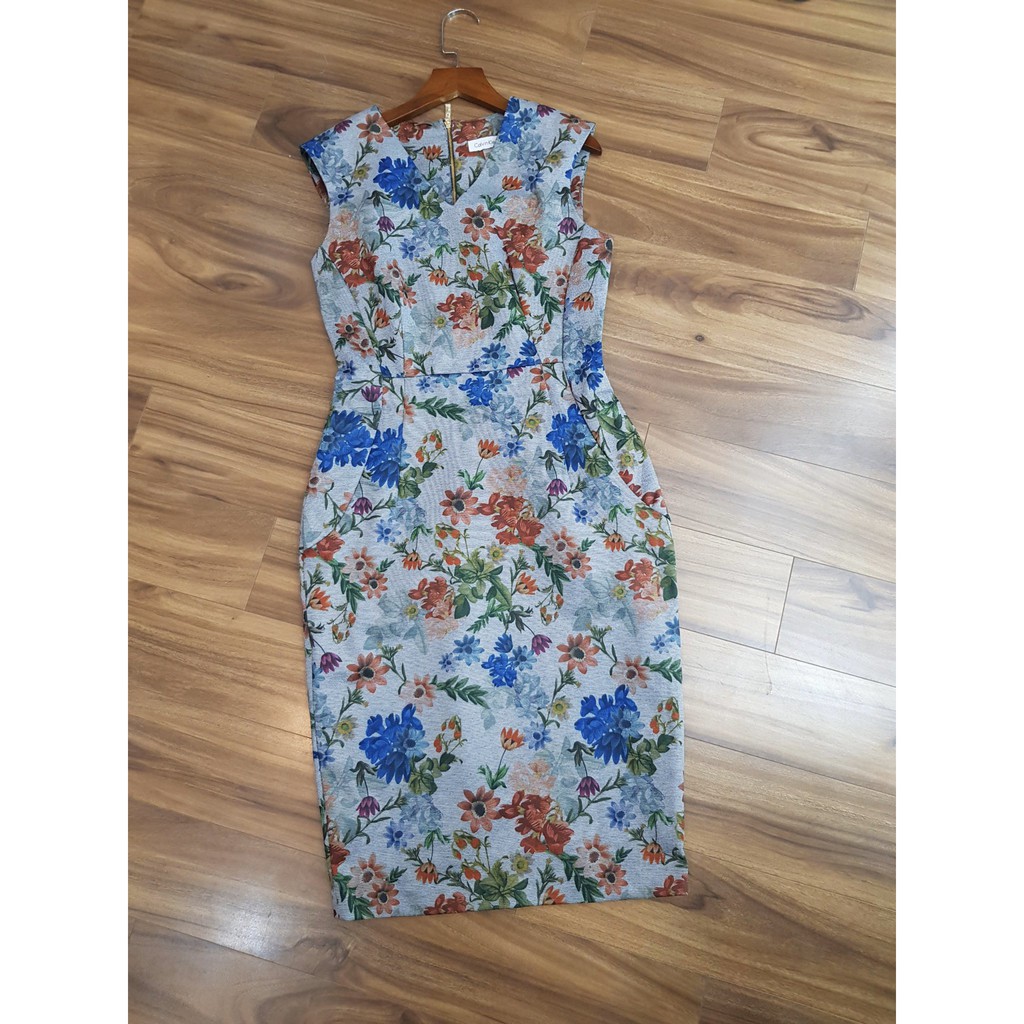 Đầm CK in hoa dáng ôm body mẫu mới