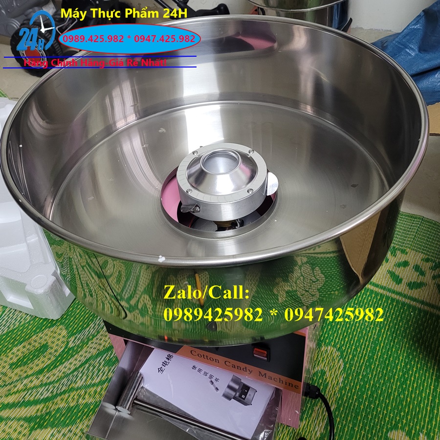 Máy làm kẹo bông gòn điện 220v,máy thổi bông gòn dùng điện Candy
