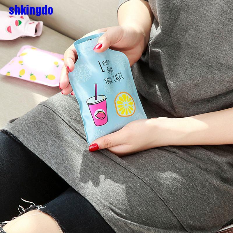 Túi chườm nước nóng mini họa tiết hoạt hình dễ thương tiện dụng