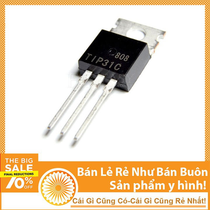 Linh Kiện Transistor TIP31C TO-220 100V 3A NPN