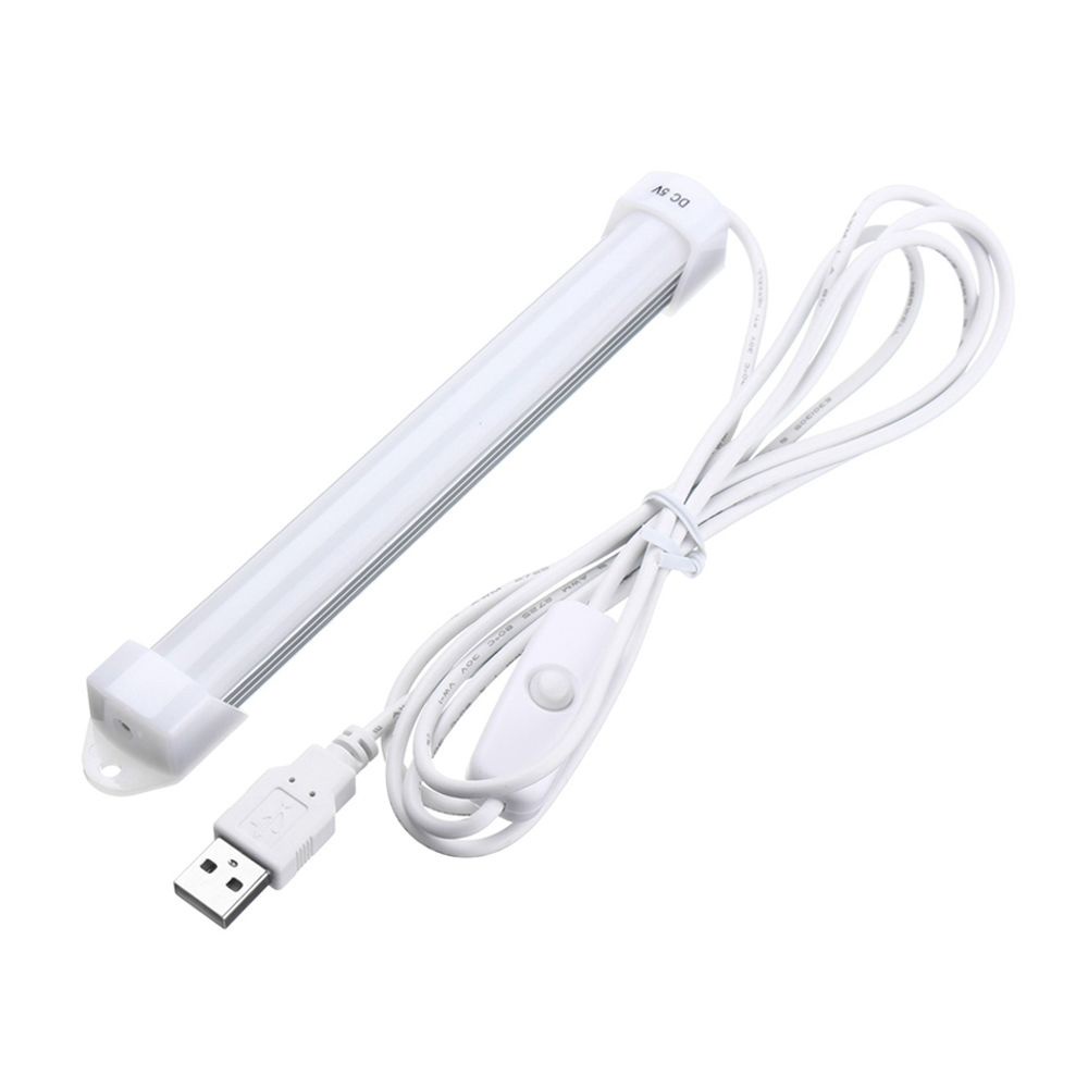 Thanh đèn LED USB 5V 20-52cm vỏ cứng dùng đọc sách trang trí tủ quần áo