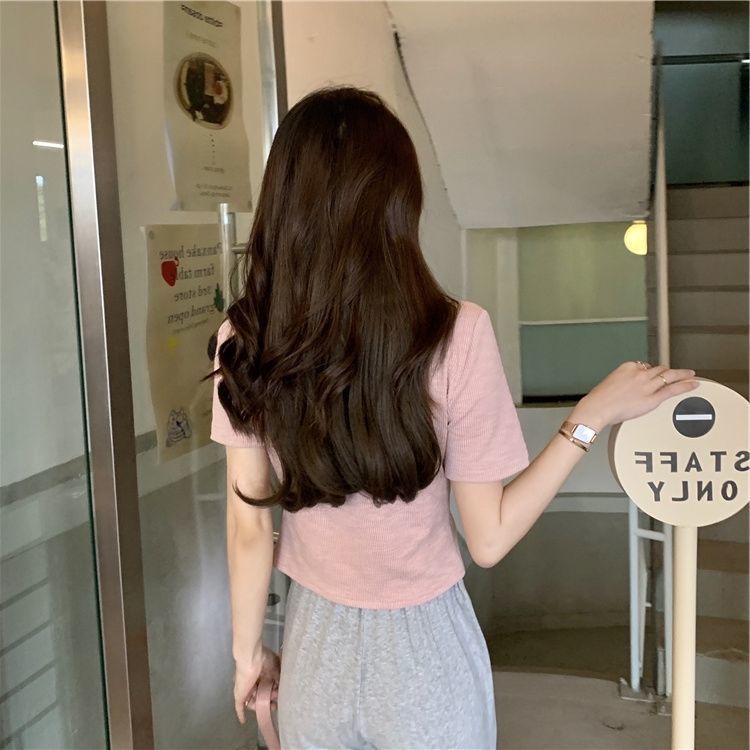 COZOK Áo Thun Ngắn Tay Thời Trang Cá Tính Dễ Phối Đồ