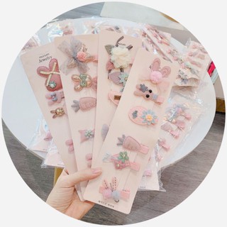 Set 6 kẹp tóc xinh cho bé