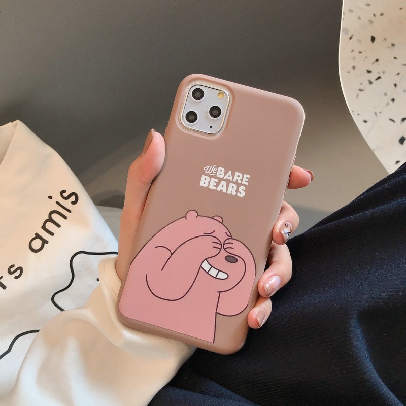 Ốp lưng Huawei Y9 Y9S Y7 Y6 Y6P P30 Nova 2i 3i 3e 5T Pro Prime Lite 2018 2019 2020 Cartoon Bear Soft Case