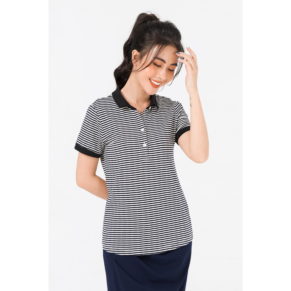 Áo polo phối cổ LAMER O61S20H005 (Đỏ/Đen)