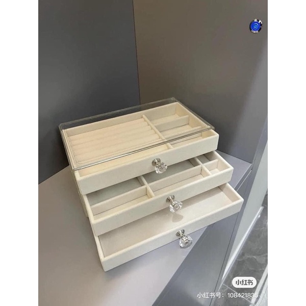 ❌Hộp đựng trang sức lót nhung cao cấp