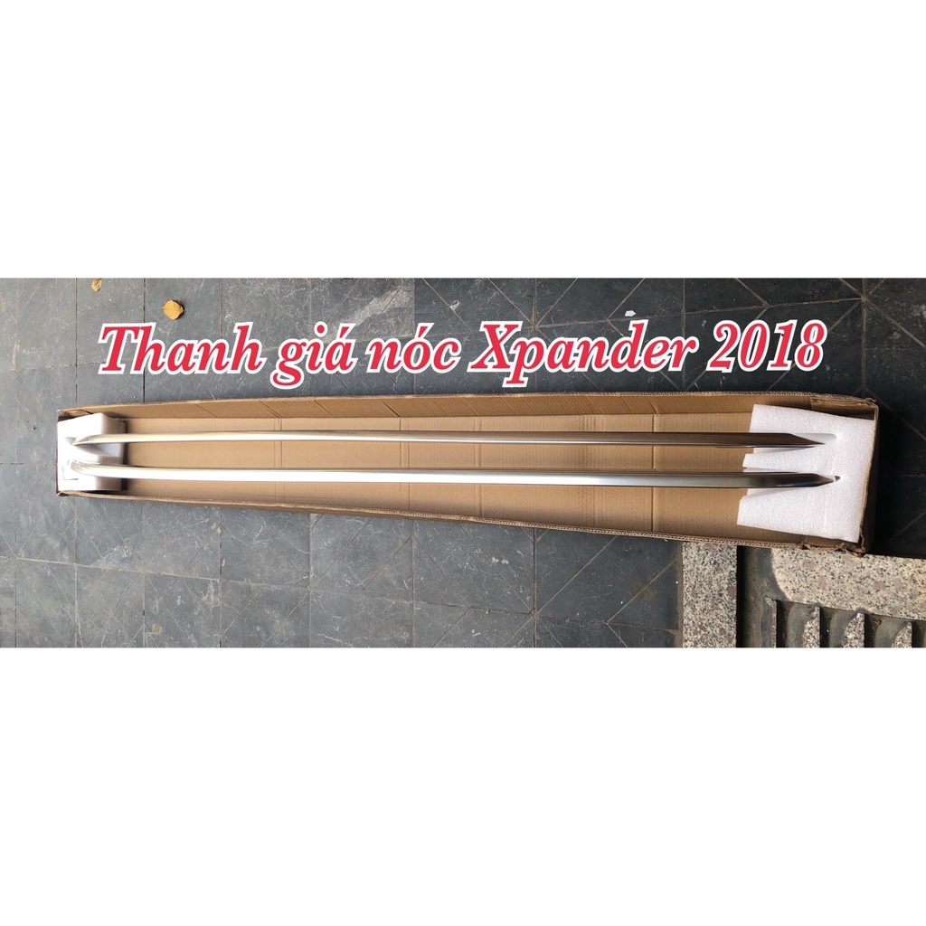 Giá nóc zin theo xe Xpander 2018 -2021-2023 nhôm nguyên khối dán liền chân