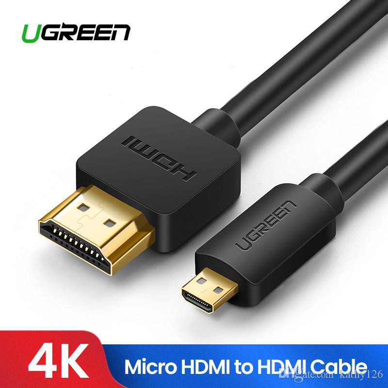 [Mã ELHACE giảm 4% đơn 300K] Cáp Micro HDMI sang HDMI 2k x 4k,3D Chính Hãng Ugreen 30102 30103 30104 HD127