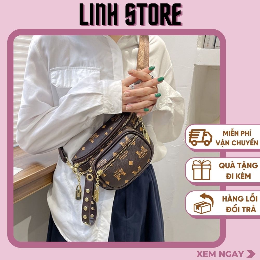 Túi Đeo Bụng Linh Store Túi Bao Tử Nữ Nhiều Ngăn Hottrend Phong Cách Ulzzang Hàn Quốc - LS32