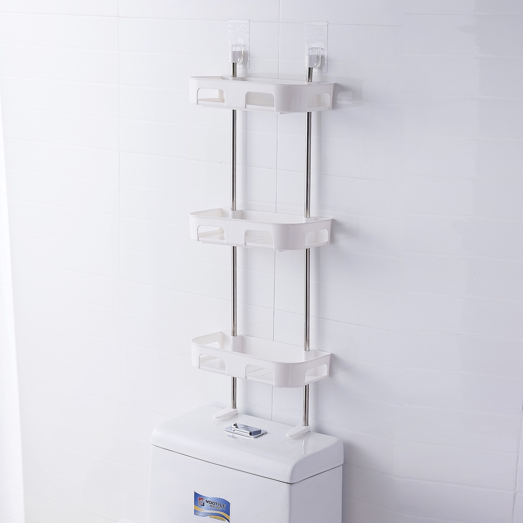 Kệ Nhà Tắm Nhà Bếp 2 Tầng, 3 Tầng Đa Năng Dán Tường KG06