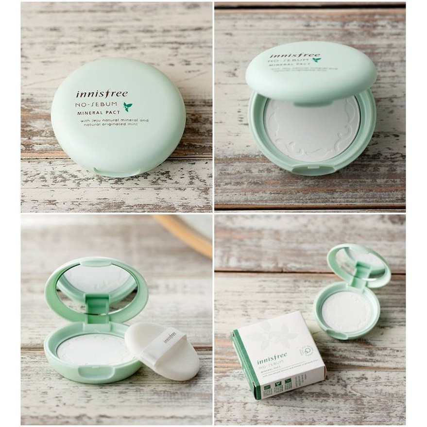 Phấn Nén Kiềm Dầu Innisfree No Sebum Mineral Pact