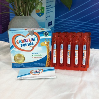 Bổ sung Canxi Phát triển chiều cao cho trẻ ❤️CHÍNH HÃNG👍 Giảm còi xương - Canxi Laf For Kid (20 ống)