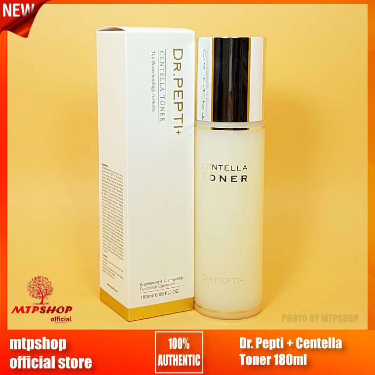 Nước Hoa Hồng Dưỡng Da Căng Bóng Dr. Pepti + Centella Toner 180ml