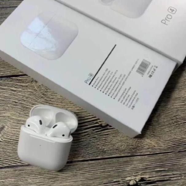 [BH6T] Tai nghe Airpod Pro 4 Blutooth 5.0 TWS Đàm thoại, âm thanh sắc nét, đổi tên và định vị chuẩn 2020  [RẺ VÔ ĐỊCH]