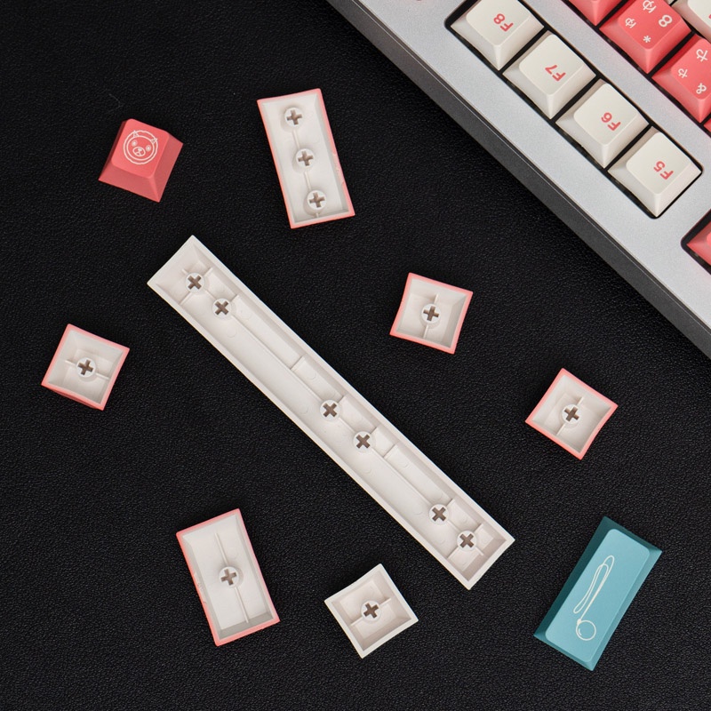 Bộ 130 Nút Bàn Phím Pbt In Chữ Tiếng Anh Cho Bàn Phím Cơ 61 / 64 / 68