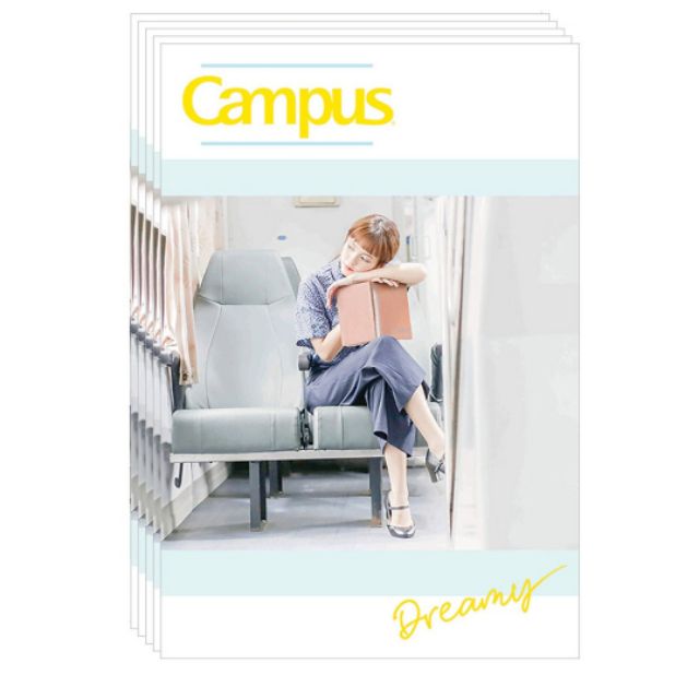 [Mã LIFEBOOK1 giảm 30K đơn 150K] Lốc 5 ở A4 Kẻ Ngang Có Chấm Campus Dreamy