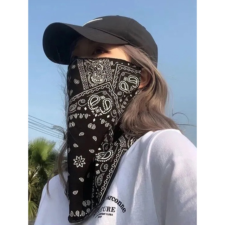 Khẩu Trang Che Mặt Và Cổ Chống Tia UV Bảo Vệ Khuôn Mặt JP5 Dành Cho Bạn Nữ Khi Lái Xe