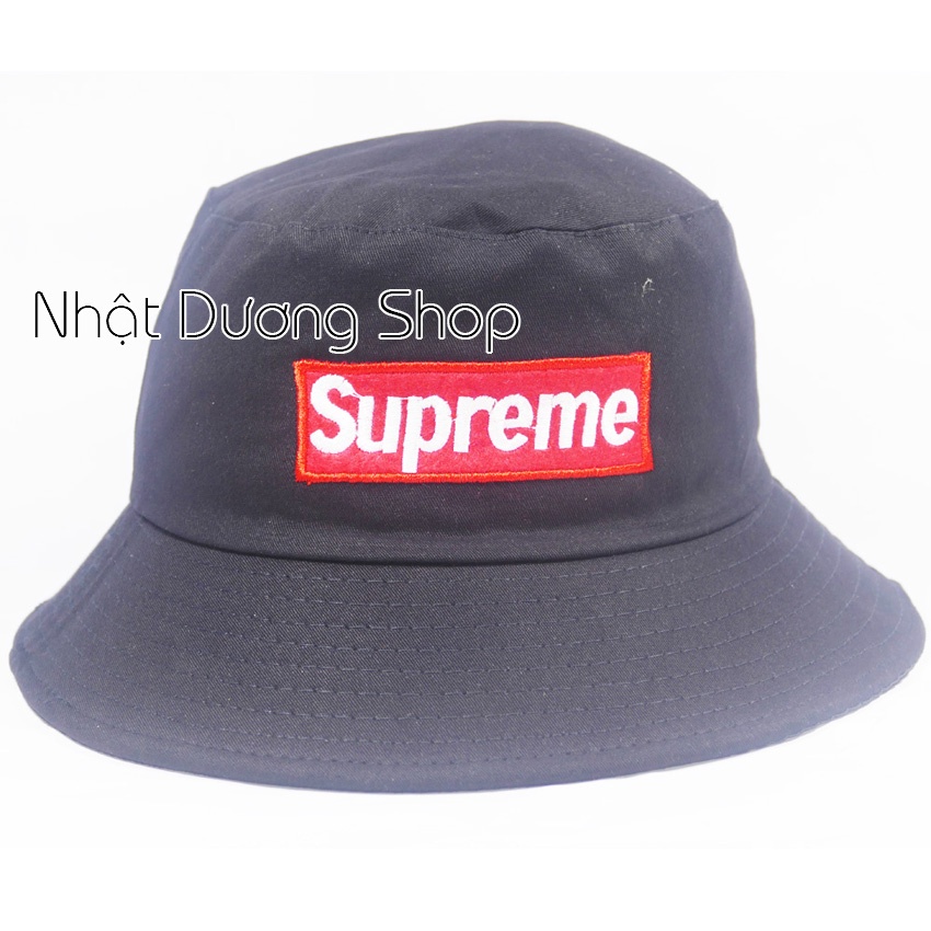 Nón tai bèo Bucket màu đen thích hợp cho mọi lứa tuổi và tuổi teen chất liệu cotton thoáng mát