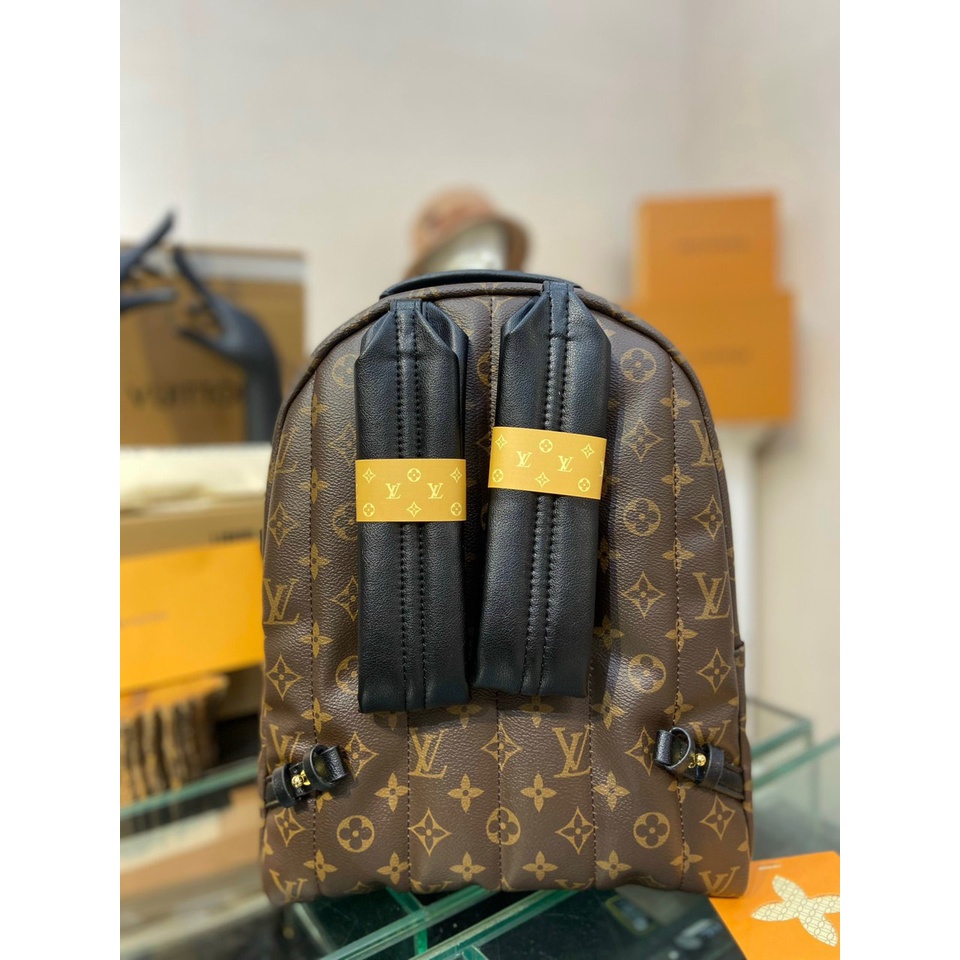 Balo nữ W266-26 hoa nâu  full box 2 lớp sang xịn mịn da siêu đẹp đanh dày sắc nét