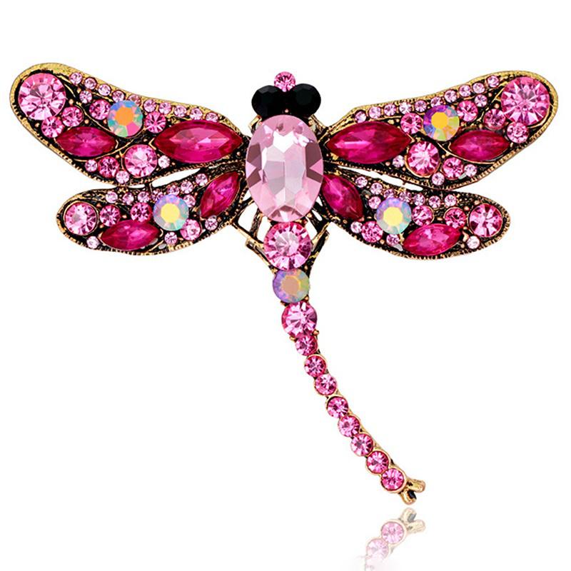 Ghim Cài Áo Hình Chuồn Chuồn Đính Ngọc Trai Nhân Tạo Thời Trang Cho Nữ
