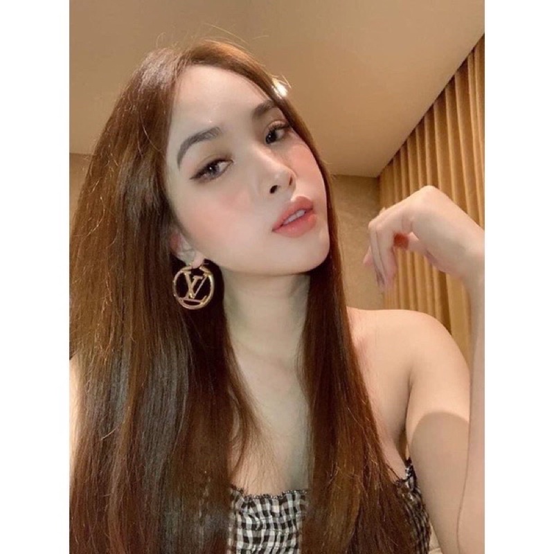 Bông tai LV tròn sang chảnh