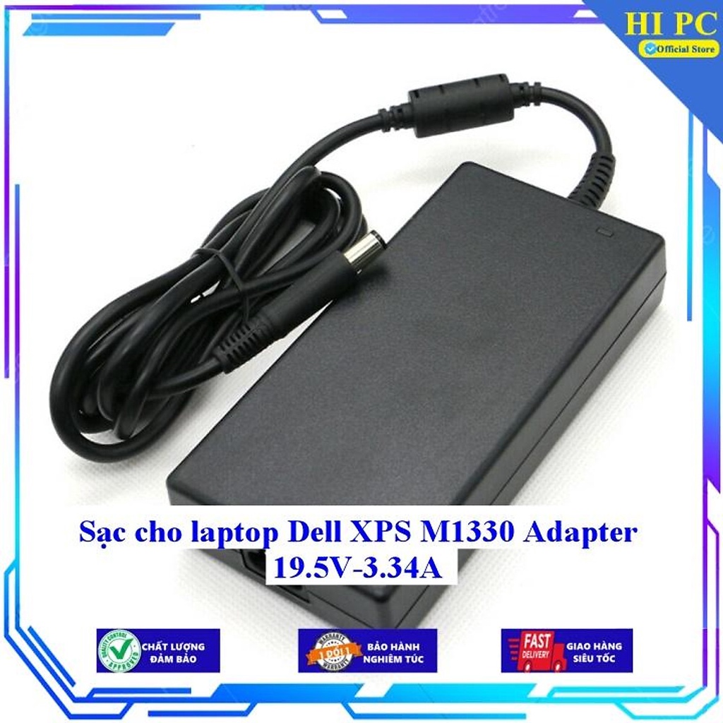 Sạc cho laptop Dell XPS M1330 Adapter 19.5V-3.34A - Hàng Nhập khẩu