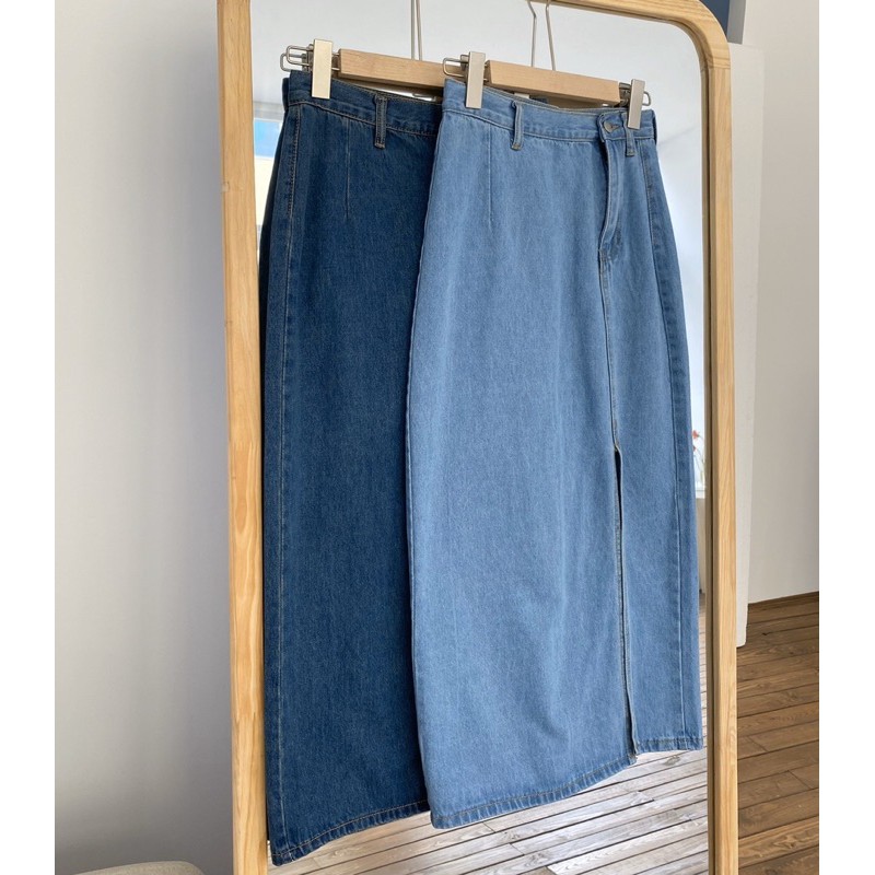 Chân váy jeans dáng dài khoá lệch CV199 SUSTORE | BigBuy360 - bigbuy360.vn