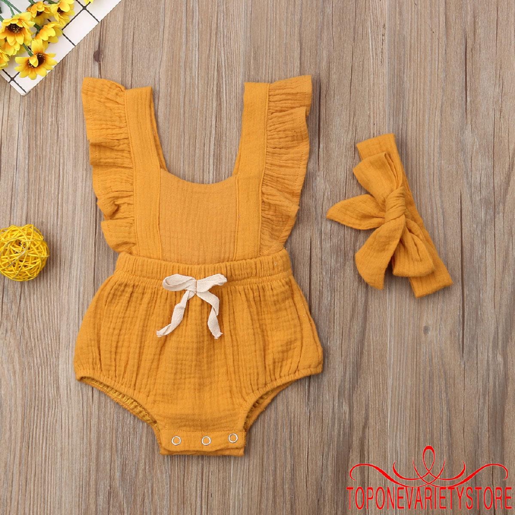 Bộ áo quần liền nhau chất liệu cotton cho bé gái