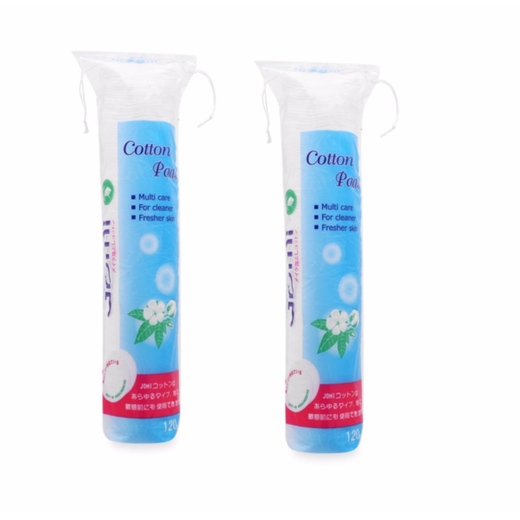 Bông tẩy trang JOMI Nhật 80/120 miếng